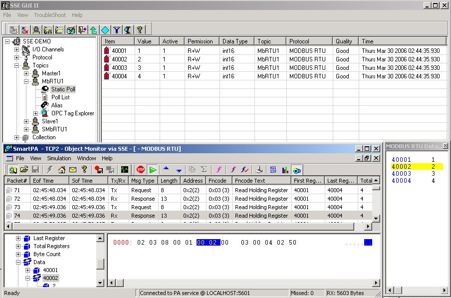 MODBUS Master Server